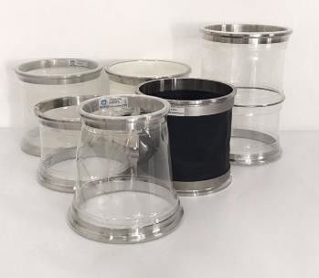FDA approved PUAS Industrial Flexible Connector With Wire Reinforced