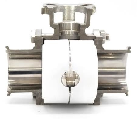 SMS AAA 10bar  Stainless Steel Sanitary Valves Three Way 1/2 Inch Ball Valve