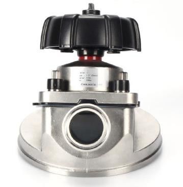 SS316L Sanitary Diaphragm Valve / DN25-DN50 2 Inch Diaphragm Valve