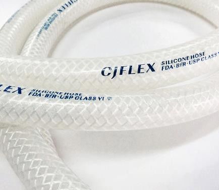 Glass Fiber Braided 1/4 Id Silicone Tubing / OD13.5mm Food Grade Silicone Pipe