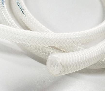 Glass Fiber Braided 1/4 Id Silicone Tubing / OD13.5mm Food Grade Silicone Pipe