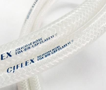 Glass Fiber Braided 1/4 Id Silicone Tubing / OD13.5mm Food Grade Silicone Pipe