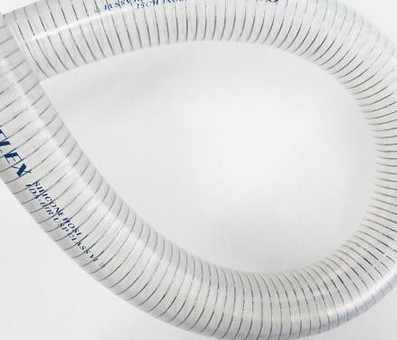 Heat Resistant  6m/Roll OD112mm Transparent Silicone Tubing 4 Inch Food Grade Pipe