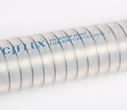 Heat Resistant  6m/Roll OD112mm Transparent Silicone Tubing 4 Inch Food Grade Pipe