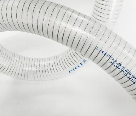 Heat Resistant  6m/Roll OD112mm Transparent Silicone Tubing 4 Inch Food Grade Pipe