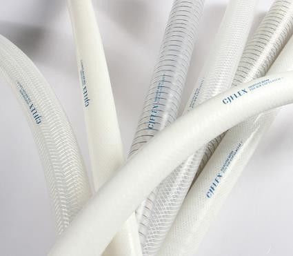 OD25.9mm 5/8 id Food Safe Silicone Tubing Four Layers Polyester Reinforced