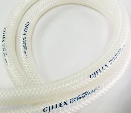 Clear 1/8 Id OD9mm 50m/Roll Food Safe Silicone Tubing Flexible Braided Hose