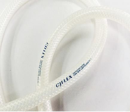 Clear 1/8 Id OD9mm 50m/Roll Food Safe Silicone Tubing Flexible Braided Hose