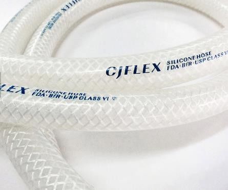 Clear 1/8 Id OD9mm 50m/Roll Food Safe Silicone Tubing Flexible Braided Hose
