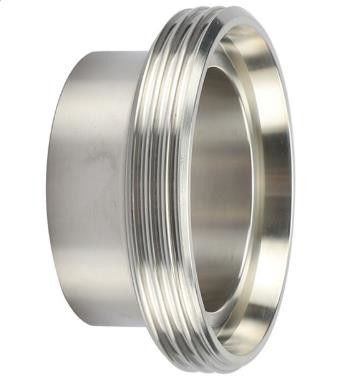 ISO9001 Approved Equal SMS Sanitary Pipe Fittings Round Head