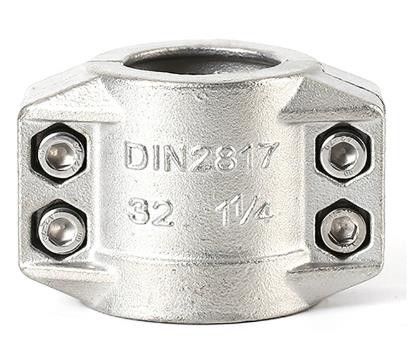 EN14420 DIN 2817 Standard 22mm Hose Clamp Stainless Steel Bolt Clamps