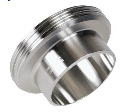10-150mm Male Sanitary Pipe Fittings For Dairy Cosmetic Pharmaceutical Industry