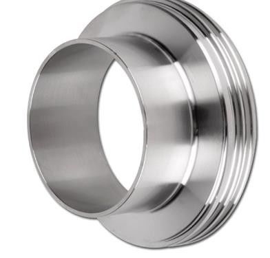 10-150mm Male Sanitary Pipe Fittings For Dairy Cosmetic Pharmaceutical Industry