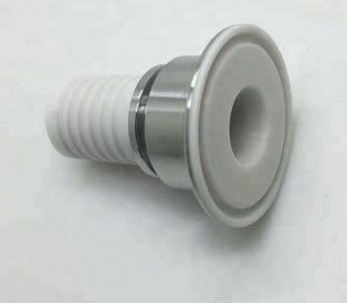 Equal Shape 12.7mm PTFE Lined Pipe Fittings 1/2 Inch Tri Clamp