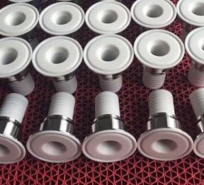 Equal Shape 12.7mm PTFE Lined Pipe Fittings 1/2 Inch Tri Clamp