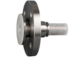 EN16 PTFE Lined Pipe Fittings Pipe Swivel Flange With Toothed Hose Shank