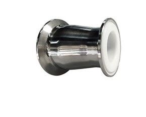 Forged 3mm Thickness PTFE Lined Pipe Fittings Sanitary Hose Clamp
