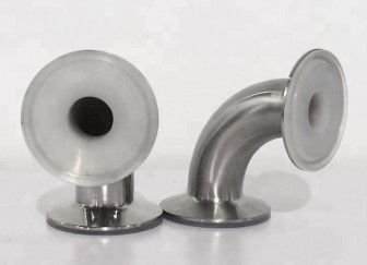 50.5mm 90 Degree Elbow Fittings / 3A Ptfe Lined Elbow With Tri Clamp