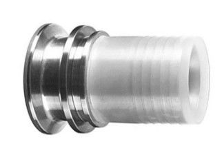 Sanitary 395mm PTFE Lined Pipe Fittings 12 Inch Tri Clamp For Pharmacy