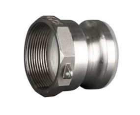 G2 Thread PTFE Lined Pipe Fittings 2 Inch Camlock Fittings D Adaptor