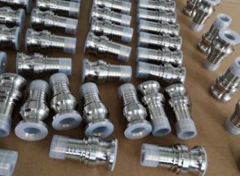 PFA Lined Stainless Steel Camlock Coupling E Adaptor SS316 Male Hose Fittings