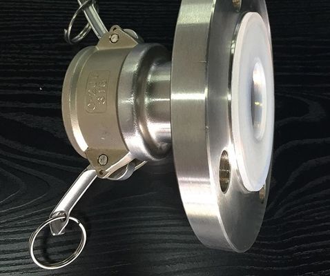 SS316L PTFE Lined Pipe Fittings 4 Inch Rigid Flange Coupling