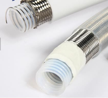 Glassfiber Reinforced 50.8mm Id Ptfe Lined Fuel Hose 61.7mm OD