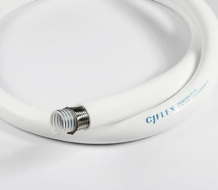 0.75~1.05mm thick Silicone Cover convoluted  hose / ptfe lined hose