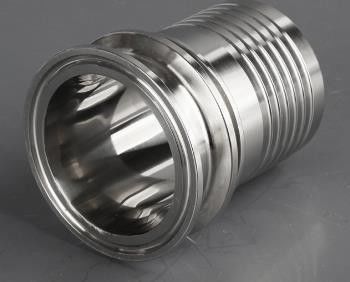 SS316L Stainless Steel Tri Clamp Fittings 1/2 Inch Braided Hose Fittings