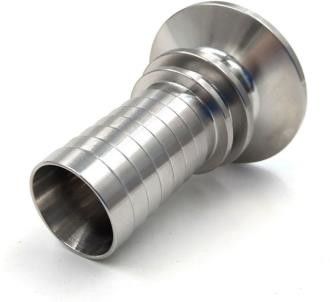 DIN 10mm Stainless Steel Hose Couplings Ss Tri Clamp With Toothed Shank