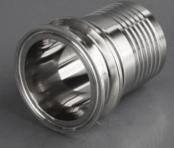 DIN 10mm Stainless Steel Hose Couplings Ss Tri Clamp With Toothed Shank