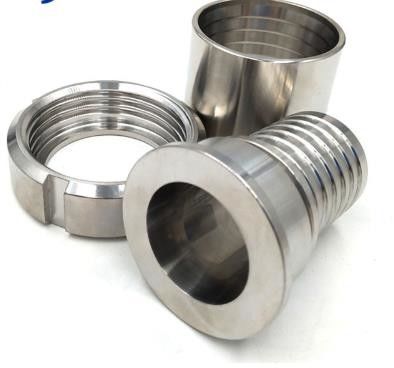 SMS 50.8mm Stainless Steel Hose Couplings With Toothed Hose Shank Nut