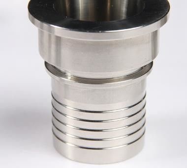 SMS 50.8mm Stainless Steel Hose Couplings With Toothed Hose Shank Nut
