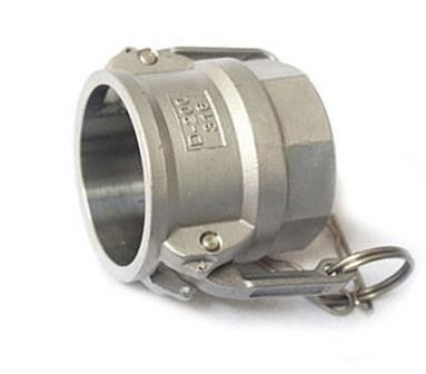 Stainless steel quick coupling camlock type DC for hose fitting