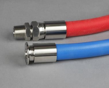 SS304 1-1/4" Hose Crimp Ferrules Sanitary Stainless Steel Fittings