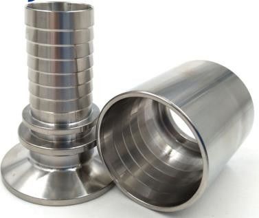 Food Grade 50mm 316L Stainless Steel Hose Couplings 2 Inch Tri Clamp Ferrule
