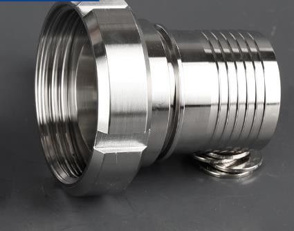 0.10Kg 19mm Sanitary Hose Fittings DIN SS316L 3/4 Hose Union Without Nut