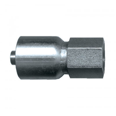 Cr3 Plating SAE 100R1 Steel Hose Fittings Female Pipe Coupling