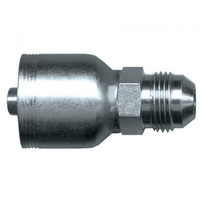 Cr3  Plating Sae 37 Degree Fittings Metal Hose Adapter Erosion Resistant