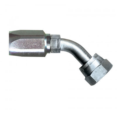 SAE J514 R2 Reusable Hose Fittings Female 45 Degree Hose Connector