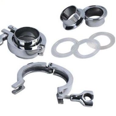 3A DIN Sanitary Pipe Fittings TC 8 Inch Heavy Duty Hose Clamp