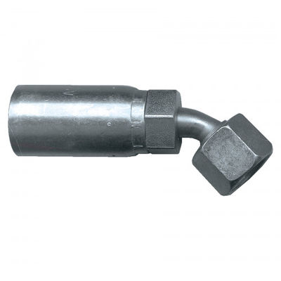 TS16949 Certificate Hydraulic Hose Fittings 45degree Female Orfs Coupling