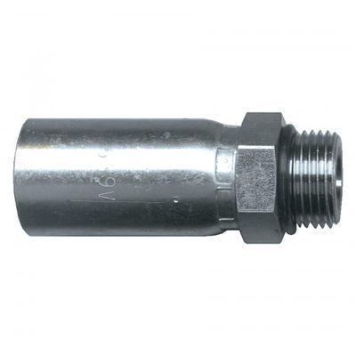 R16 Hydraulic Hose Fittings Male O Ring Boss Coupling Male Swivel NPTF