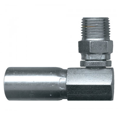 EN853 1SN Bulk Hydraulic Hose Fittings Hydraulic 90 Degree Swivel