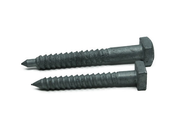 Class 4.8/6.8/8.8/10.9 Black Zinc Plated HDG DIN 571 Wood Screw Hex Head Lag Screw