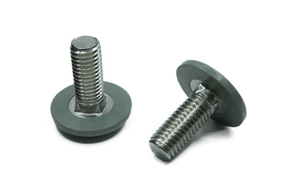 Class4.8 8.8 Zinc Yellow Plated Round Head Silo Bolts Fin Neck Bolt