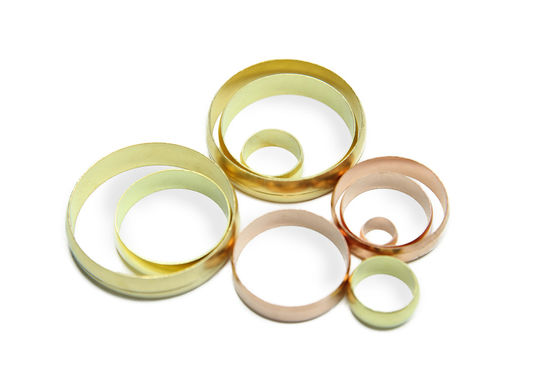 CNC lathe brass FerruleBushing fitting hydraulic ferrule fitting