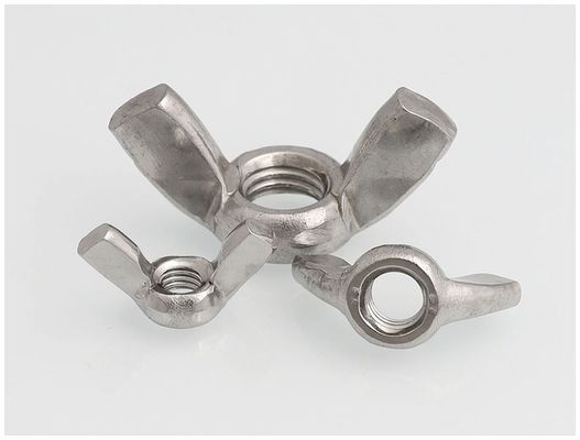 Stainless steel 304 316 Bright Butterfly Nut DIN315 Round Wing Nuts
