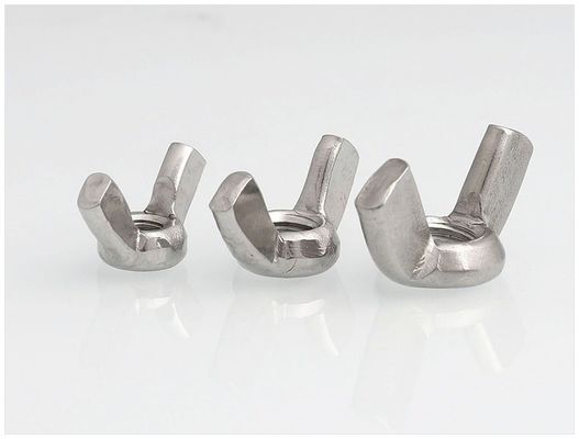 Stainless steel 304 316 Bright Butterfly Nut DIN315 Round Wing Nuts