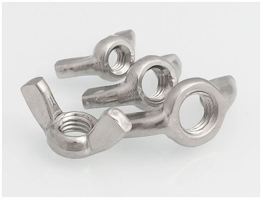 Stainless steel 304 316 Bright Butterfly Nut DIN315 Round Wing Nuts